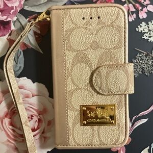 iPhone X coach wallet case